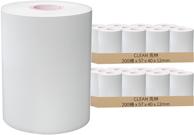CLEAN 克林 電子發票感熱紙捲, 400捲