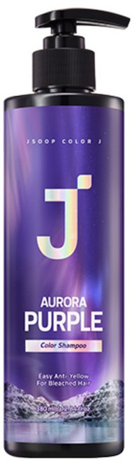 J'SOOP Color J 極光補充洗髮水 紫色版, 花果香, 380ml, 1瓶
