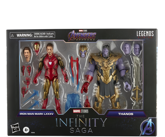 Hasbro 孩之寶 Marvel 漫威 6吋 鋼鐵人 MK 馬克85 金甲 薩諾斯 戰損版 彈指組合包 無限傳奇, 1個