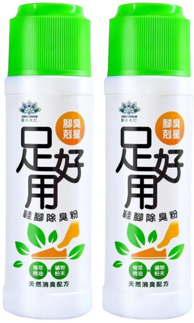 XINGDAREN 星大仁 足好用鞋腳除臭粉 薰衣草, 100g, 2個