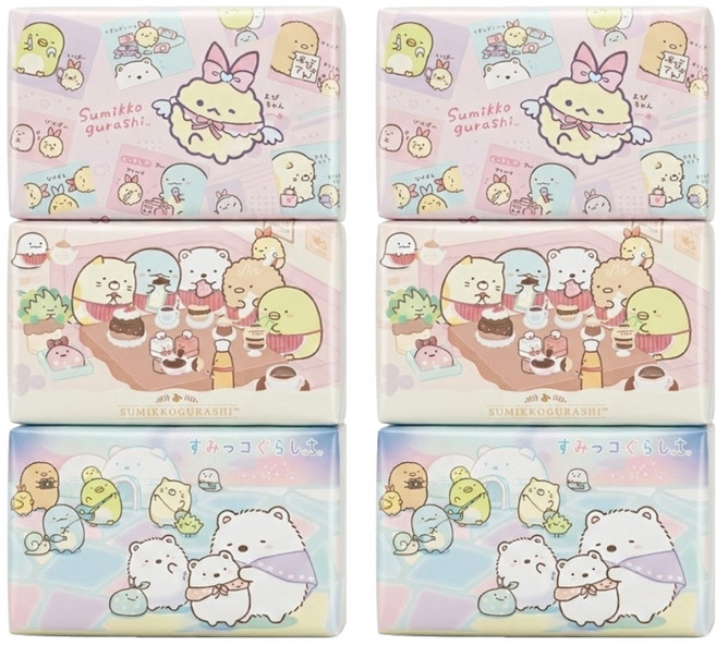Sumikkogurashi 角落生物 印花面紙 200 x 178mm, 6包, 2袋
