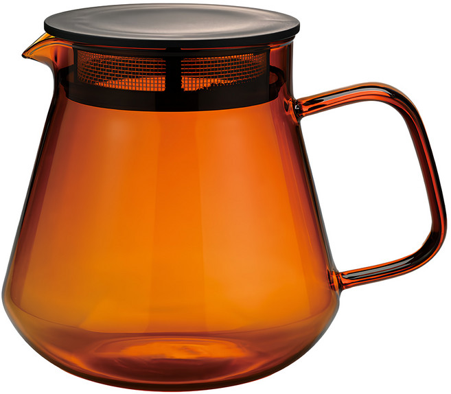 HARIO 好璃奧 茶壺 HCT-600-AB, 琥珀色, 600ml, 1個
