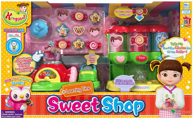 YOUNG TOYS 快樂數數糖果機 3歲以上, 多色, 1盒