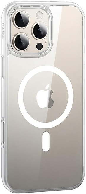 TOTU 拓途 晶盾系列 磁吸 手機殼 iPhone 16 Pro 雙材質 防摔 掛繩孔 霧面邊框 MagSafe兼容 透明 盒損特惠