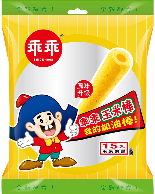 乖乖 玉米棒 玉米濃湯 15入, 105g, 1袋