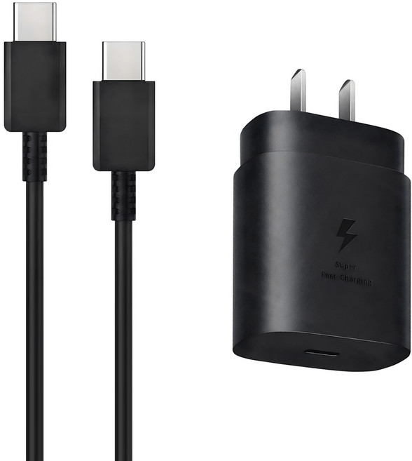 DTAudio 25W 單埠 Type-C 充電組 充電器 快速充電 1.5m 三星專用 黑色 SS-A32 1套