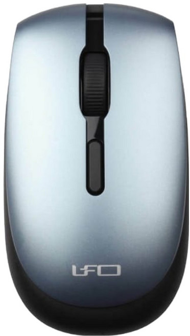 INTOPIC 廣鼎 飛碟 2.4GHz Wireless 滑鼠 藍色/黑色 1600DPI MSW-776 光學 3個按鈕 1年保固