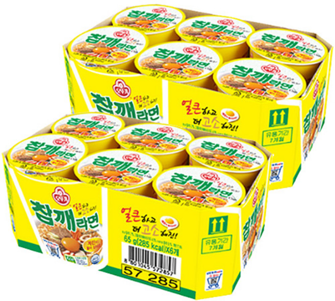OTOKI 不倒翁 杯裝芝麻湯麵 65g, 12入