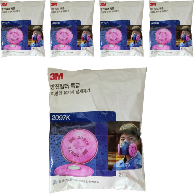 3M 防塵過濾網2097k, 5個