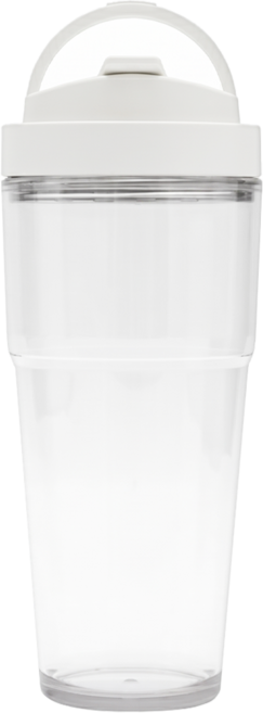 WOKY 沃廚 ECOZEN 渾圓杯 純透復刻款, 橡白色, 880ml, 1個