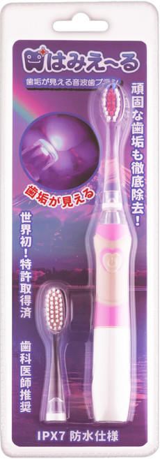 Hamieru 光能成人音波震動牙刷, 馬卡龍粉, 1組