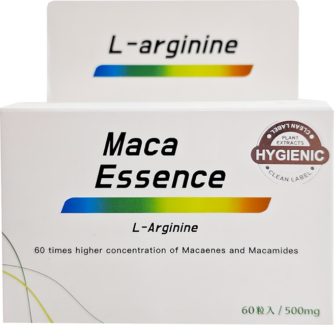 仁濟中藥 御璽黑瑪卡 + L精胺酸強化膠囊, 500mg, 1盒