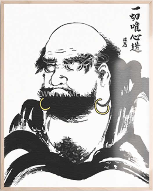 ARTJOY DIY名畫繪製 30 x 40 cm, 1個, 達摩