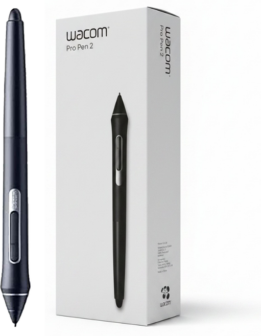 wacom Intuos Pro/Cintiq Pro/Mobile Studio Pro適用 Pro Pen 2 感壓筆 可替換筆尖 藍色 KP-504E-00DZ 可擦式 1支