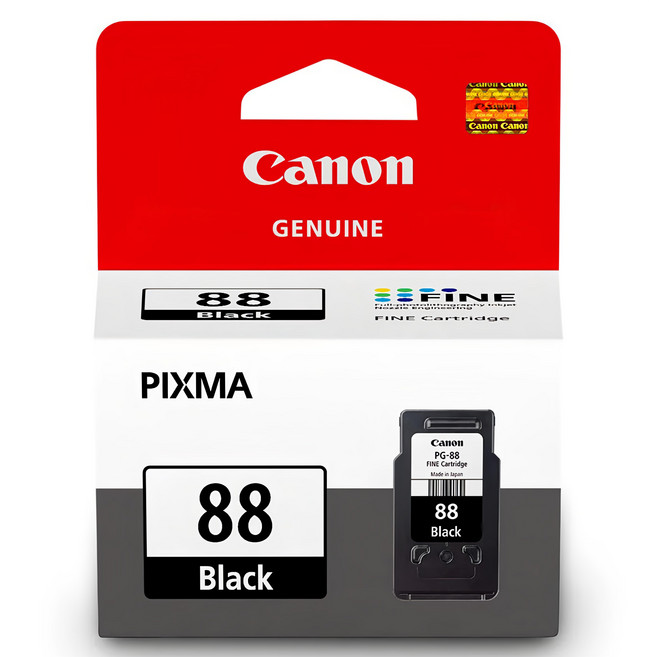 canon 原廠正品墨水匣 PG-88, 1個, 黑色