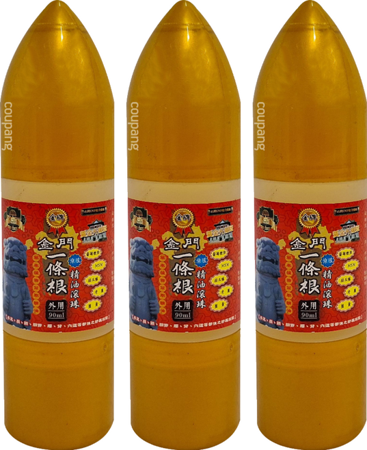 松田生技 金牌 一條根精油滾珠, 90ml, 3支