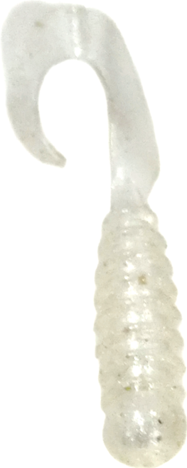 OWNER 捲尾蛆 魚餌 RB3 Ring Kick Tail 歐娜 C'ultiva RB3 RB-31.5吋, 珍珠白, 1個