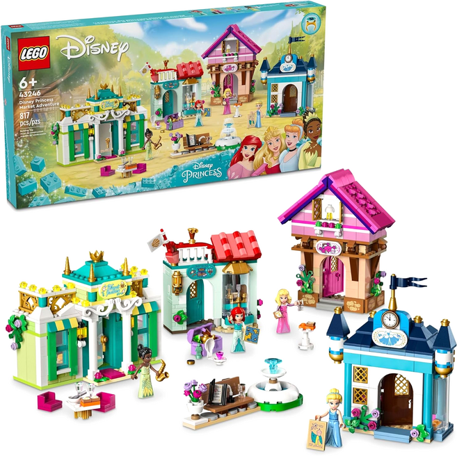 LEGO 43246 迪士尼系列, 迪士尼公主市集 Disney Princess Market Adventure, 1盒