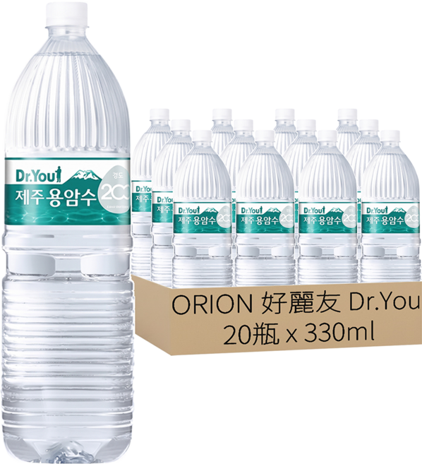 ORION 好麗友 Dr.You 濟州熔岩水, 330ml, 20瓶