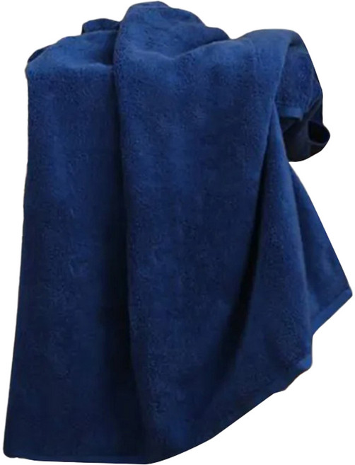 imabari towel 今治毛巾 瞬吸速乾素色純棉毛巾 122g, 深藍色, 1條