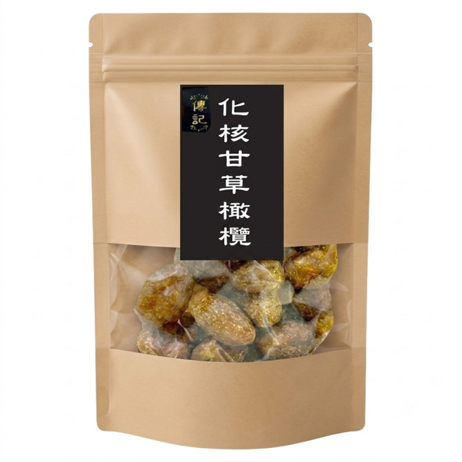 傳記 化核甘草橄欖, 210g, 1個