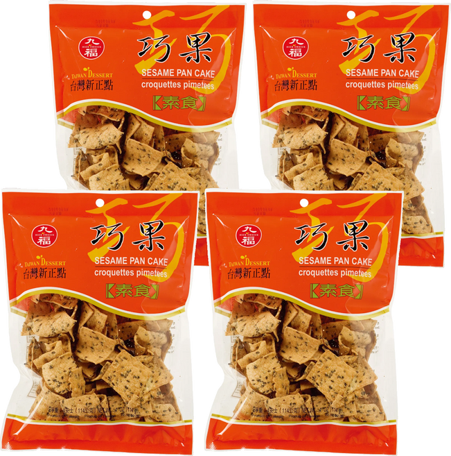九福 巧果 全素, 114g, 4包