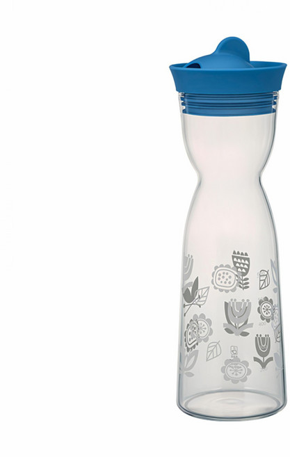 HARIO 好璃奧 夏天藍溫感變色水壺 WJT-10-BU, 1個, 1L, 夏天藍