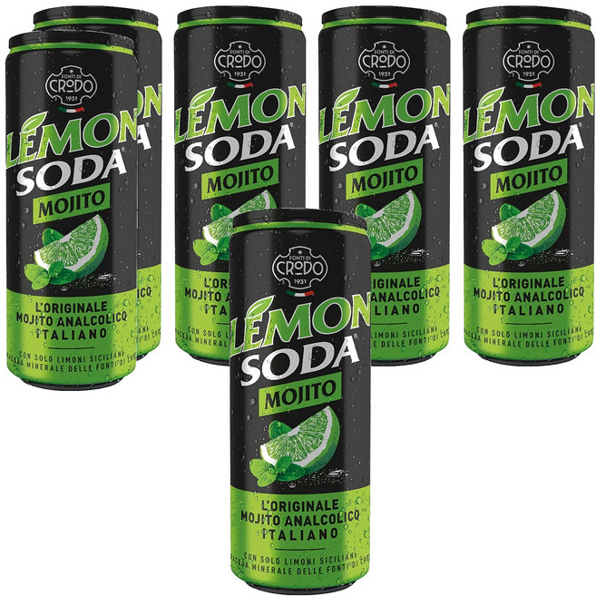CRoDO 莫希托風味氣泡飲, 330ml, 6瓶