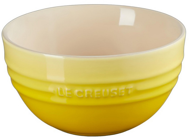 LE CREUSET 韓式飯碗 350ml 360g, 閃亮黃, 1個