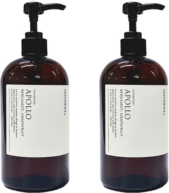 JOHNRAY 約翰森林 洗髮精 活力, 2個, 500ml