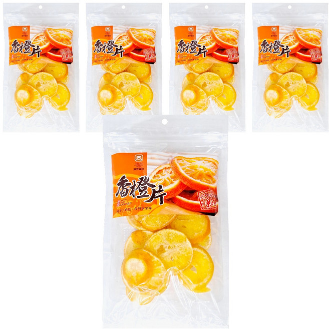 順泰 香橙片, 120g, 5包