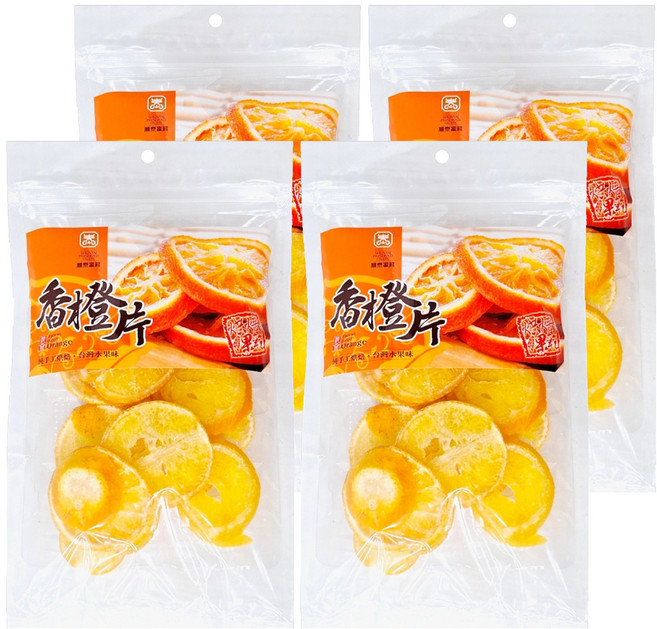 順泰 香橙片, 120g, 4包