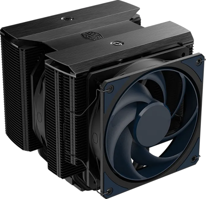 COOLER MASTER 酷碼 MasterAir MA824 Stealth 黑化版, 黑色, 1個