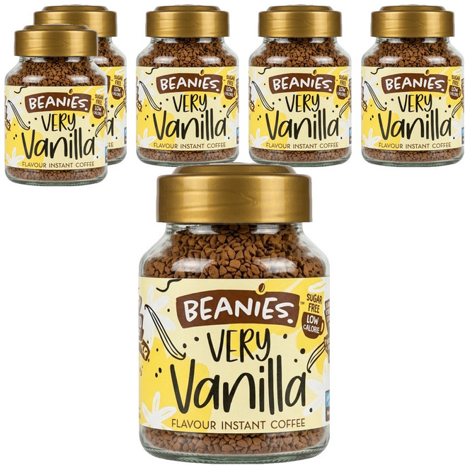 Beanies 即溶咖啡 香草風味, 50g, 1入, 6罐