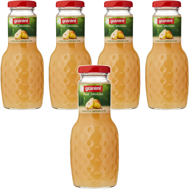 granini 酒窩西洋梨汁, 250ml, 5瓶