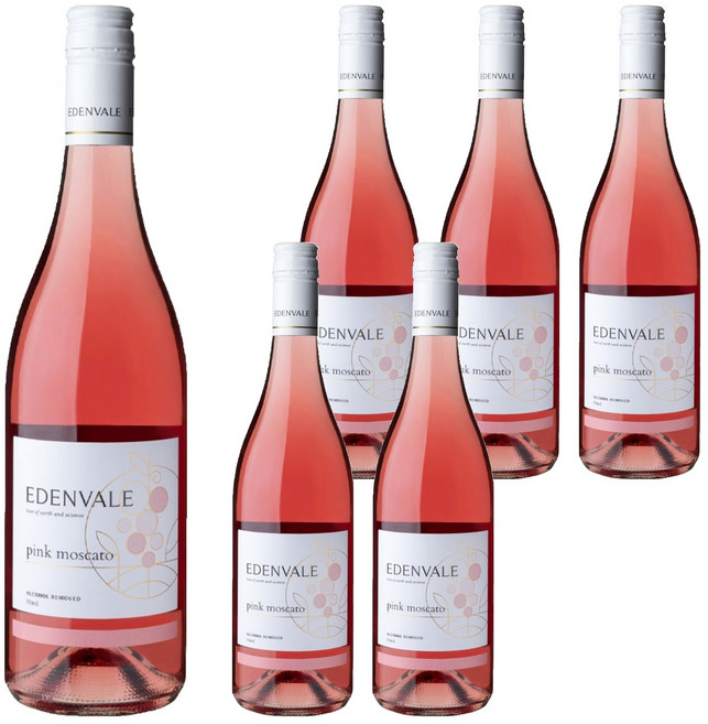 Edenvale 粉紅莫斯卡托 養生葡萄飲, 750ml, 6瓶