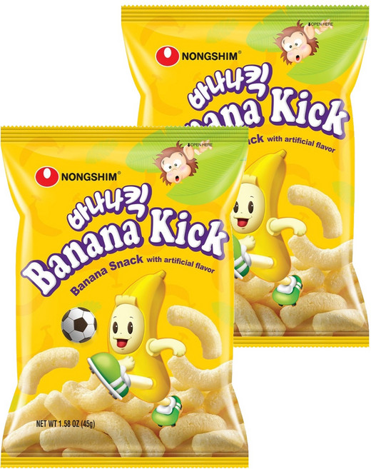 NONGSHIM 農心 香蕉玉米脆條, 45g, 2包