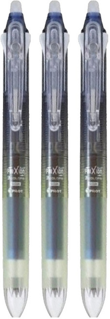 PILOT 百樂 FRIXION 永恆的夏季 0.38三色摩擦筆 Slim, 螢火蟲 黑色, 3支