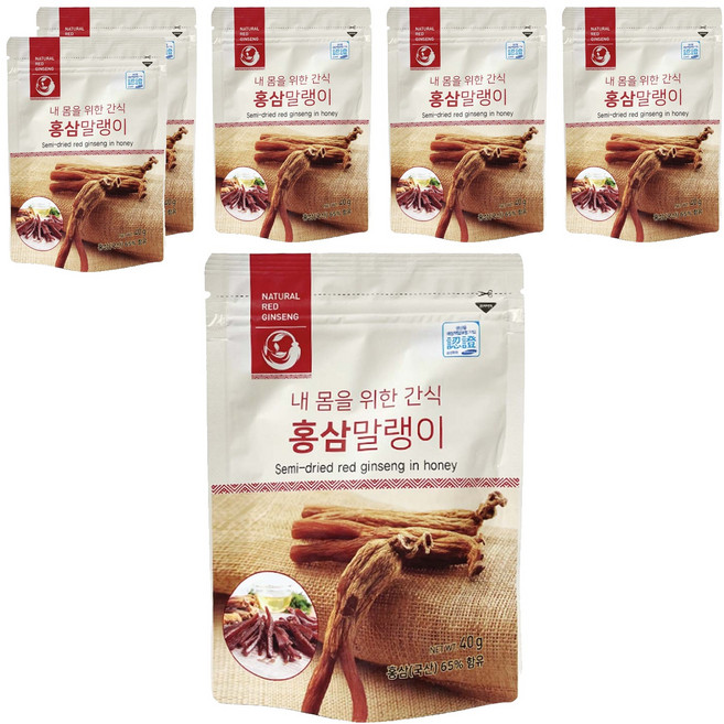 振興高麗人蔘 高麗蜂蜜紅蔘條, 40g, 6包