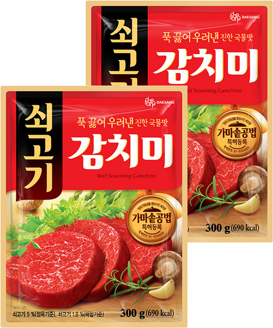 DAESANG 大象 牛肉提鮮調味粉, 300g, 2個