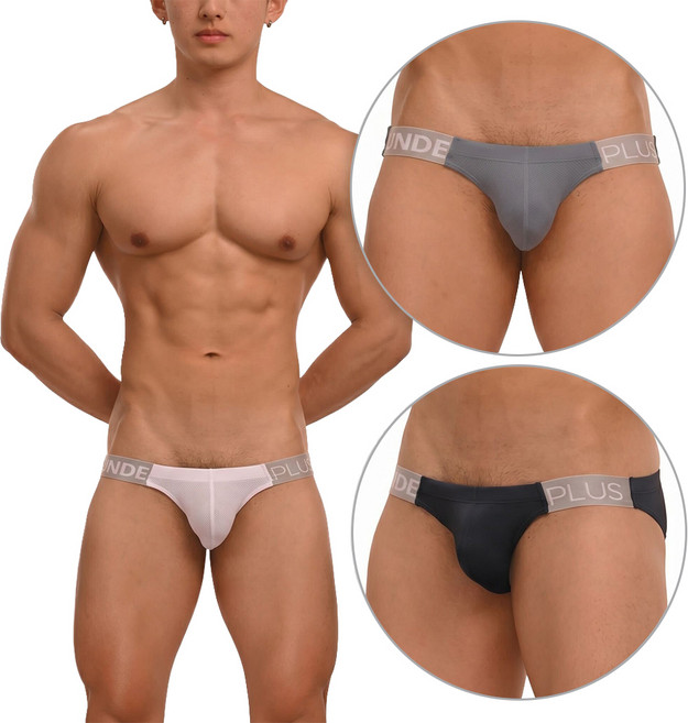 UNDERPLUS AirMesh 氣動網眼 高衩三角內褲