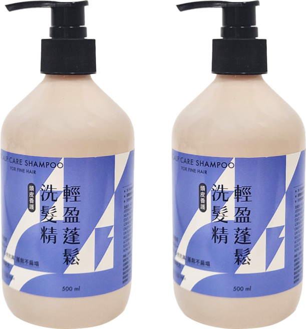 Dr.Skin 皮博士 生活系列 輕盈蓬鬆頭皮養護洗髮精, 500ml, 2瓶