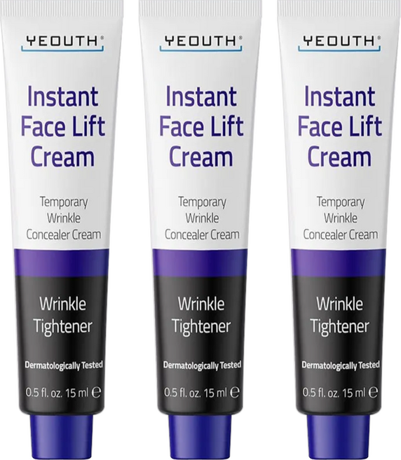 YEOUTH 悠絲 妝前緊實霜 潤色緊緻遮瑕 Instant Face Lift Cream, 3條, 潤色