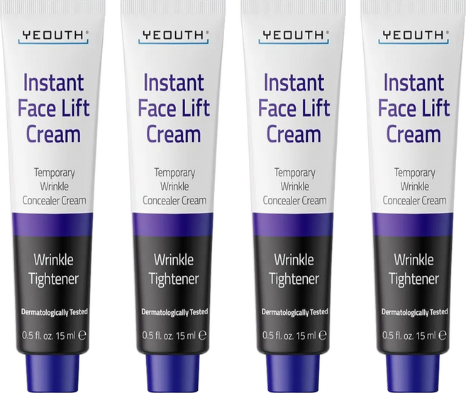 YEOUTH 悠絲 妝前緊實霜 潤色緊緻遮瑕 Instant Face Lift Cream, 4條, 潤色