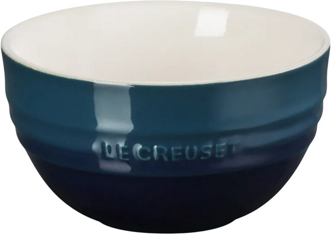 LE CREUSET 瓷器韓式飯碗 350ml, 極光午夜藍, 1個