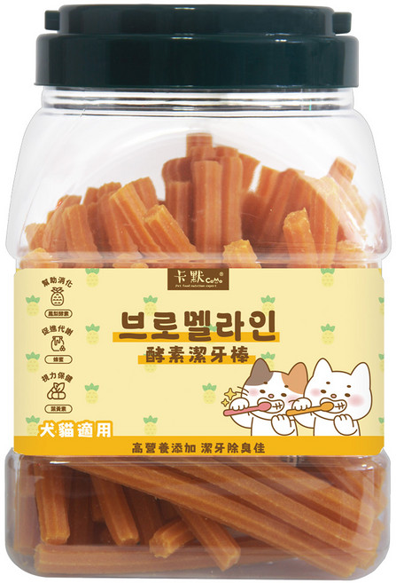 CaMo 卡默 酵素潔牙棒, 1kg, 1桶, 酵素