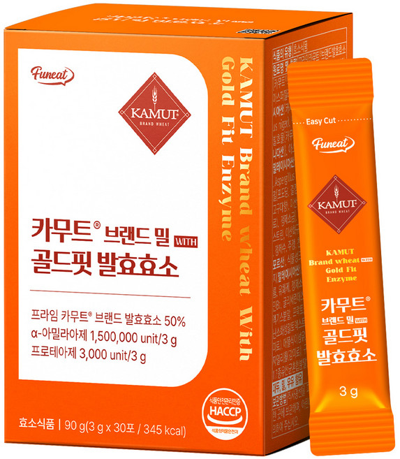 KAMUT 品牌小麥黃金配方發酵酵素, 90g, 1盒