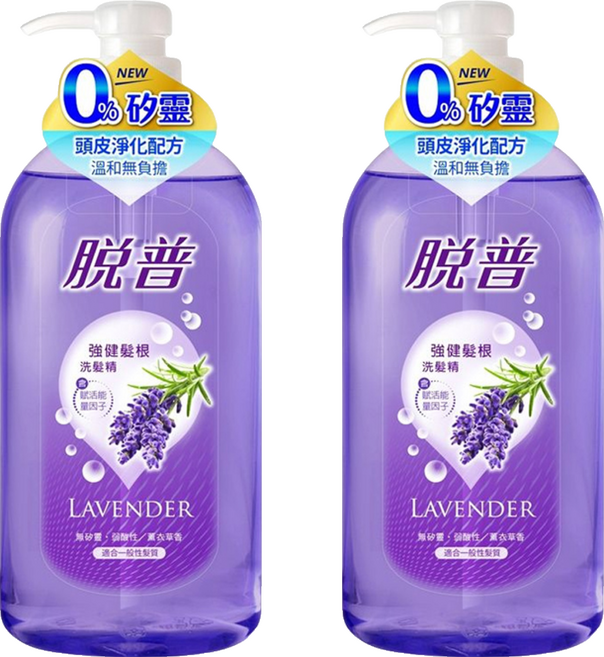 TOP 脫普 強健髮根洗髮精 薰衣草香, 800ml, 2瓶