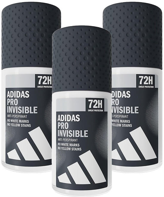 adidas 愛迪達 男性制汗滾珠 檸檬香茅, 50ml, 3瓶