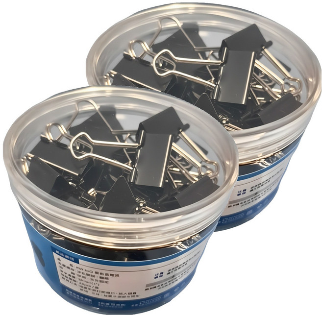 KW-triO 堡勝企業 長尾夾DC-25t 25mm(黑色), 2入
